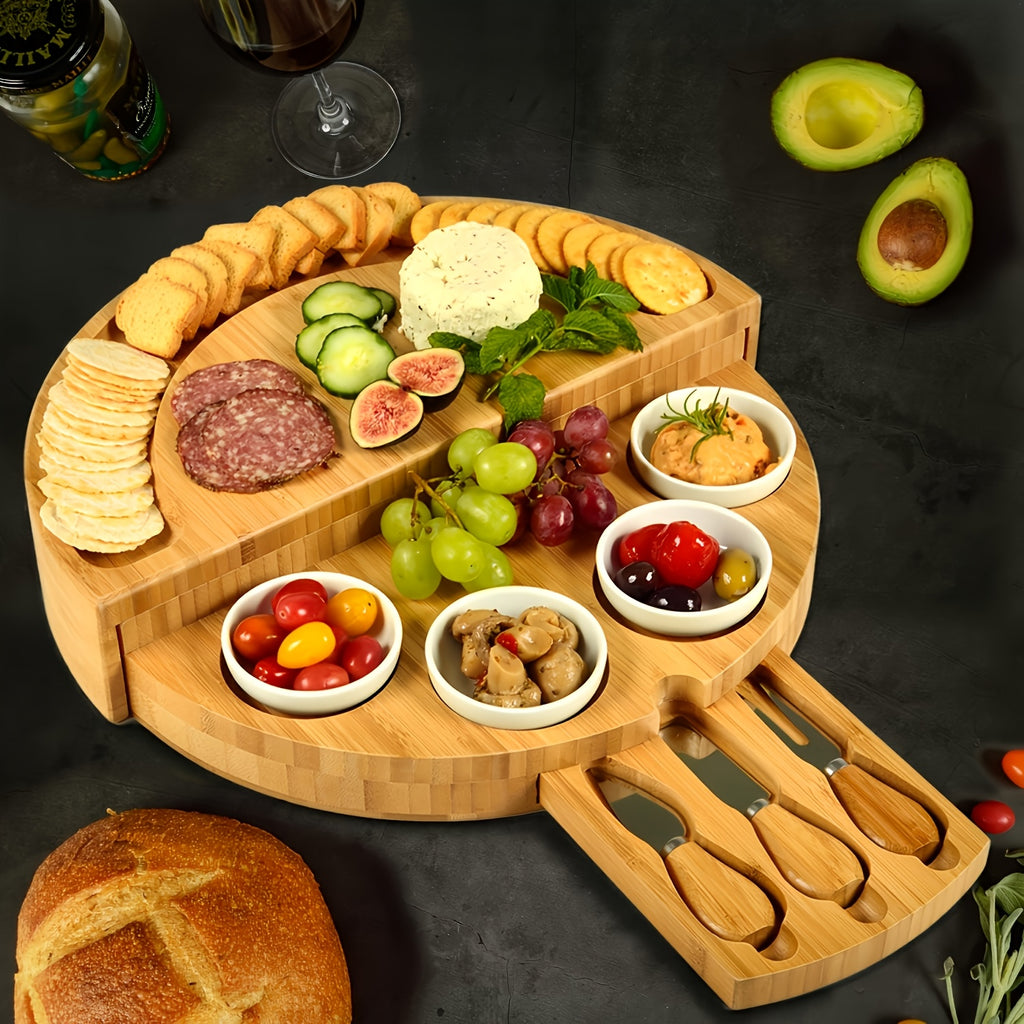 Plateau à fromage en bambou haut de gamme