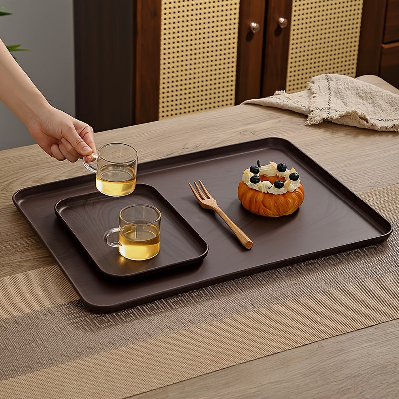 Plateau de service en plastique — lot de 5