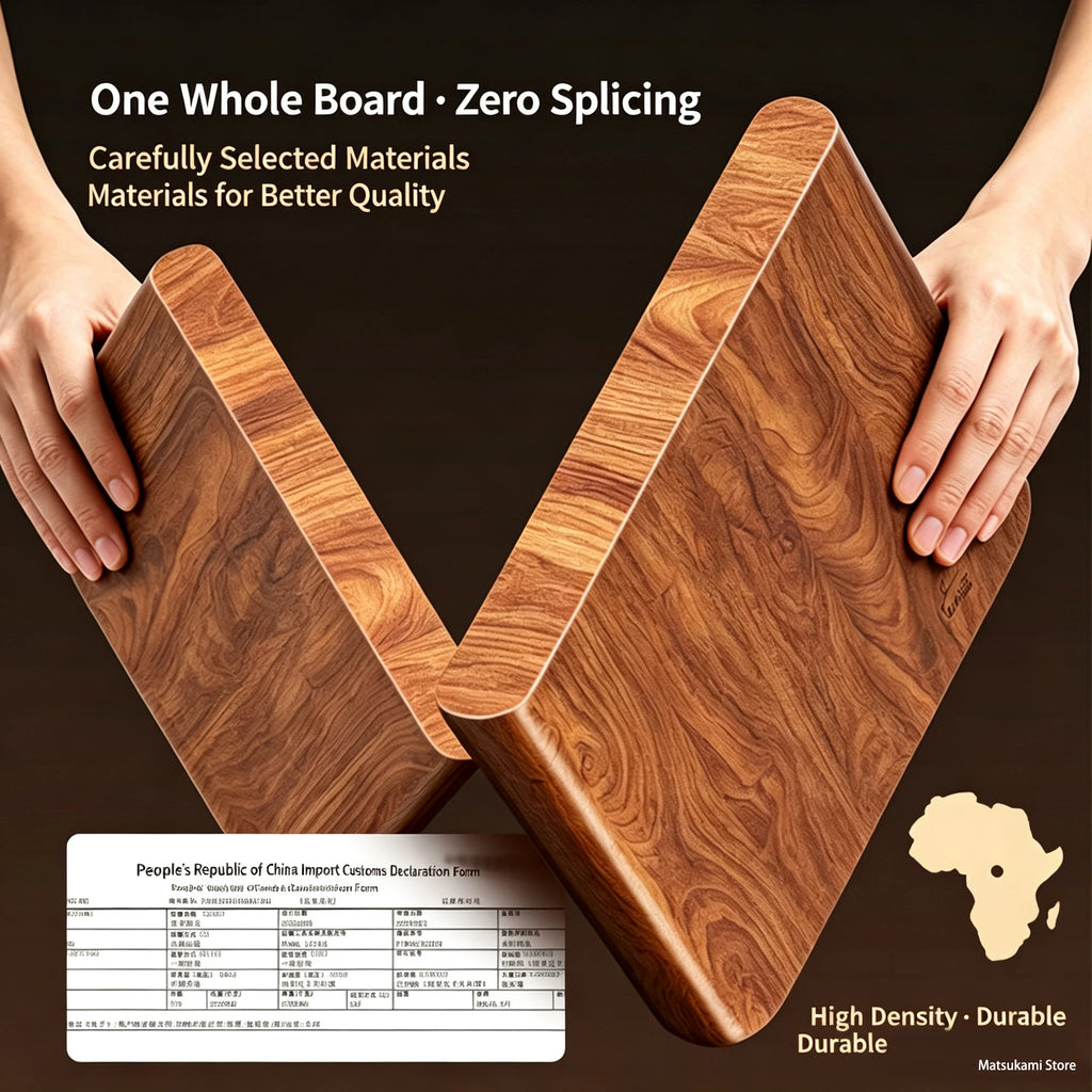 Grande planche à découper en bois — 45 x 30 cm — modèle 2