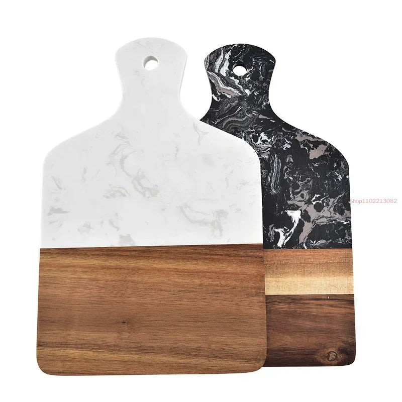 Planche à découper en bambou à poignée — 32,9 x 21,7 cm