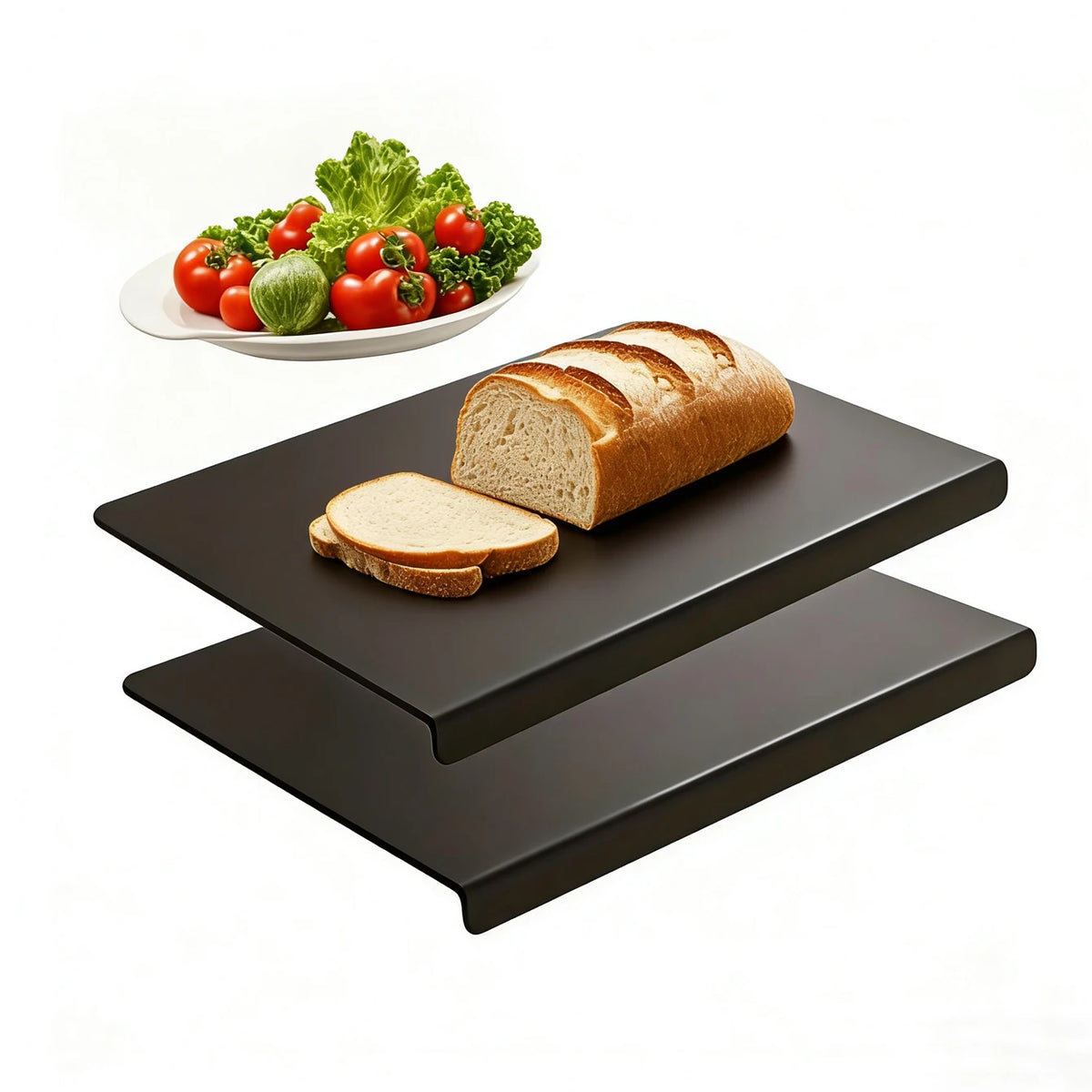 Planche à découper antidérapante — lot de 2, 39 x 33 cm