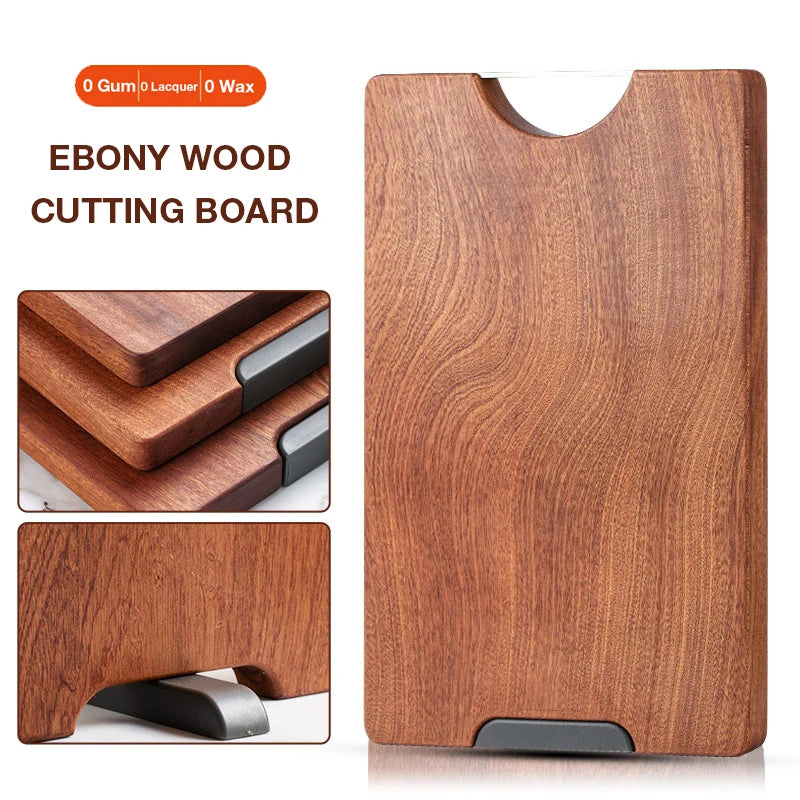 Planche à découper en bois réversible