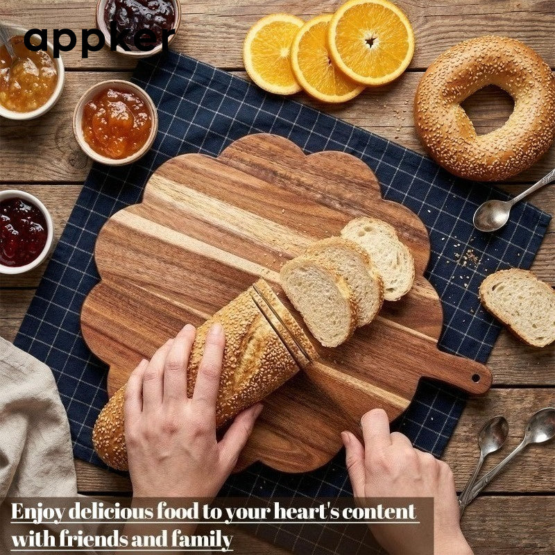 Planche à découper en acacia — 40 x 25 cm