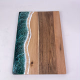 Planche à découper en acacia — lot de 7