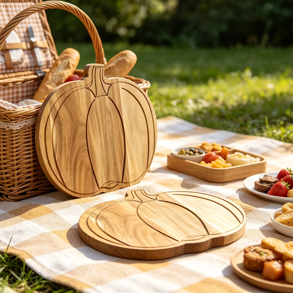Planche à découper en bois pour apéro et fromage — modèle 2