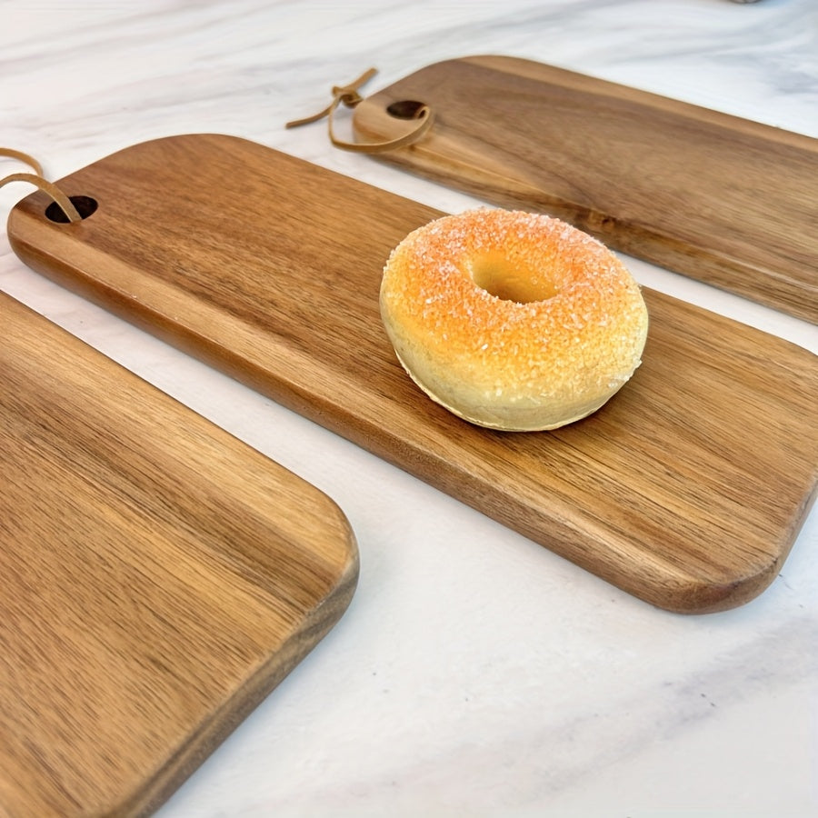 Planche à découper en acacia — lot de 3
