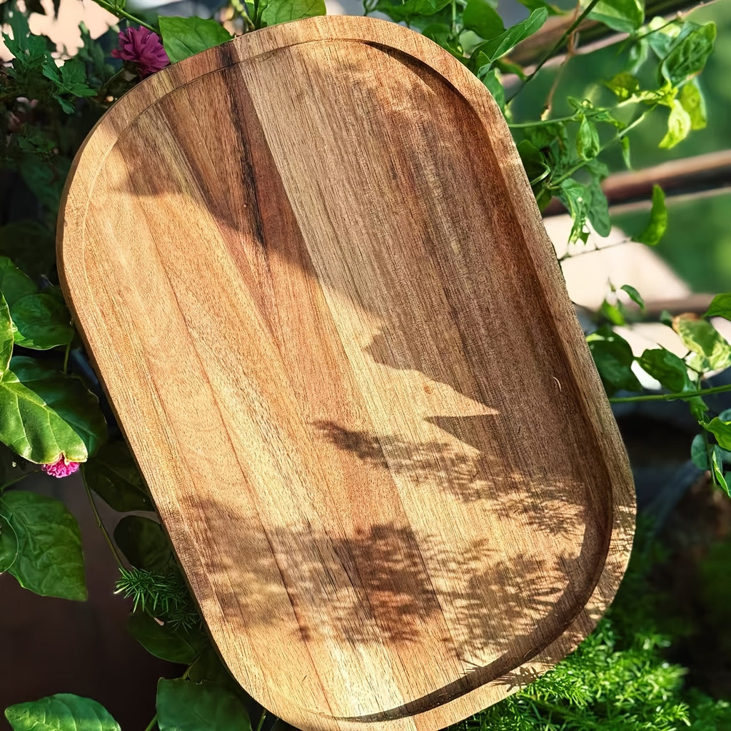 Plateau à fromage en bois — 30 x 19,5 cm