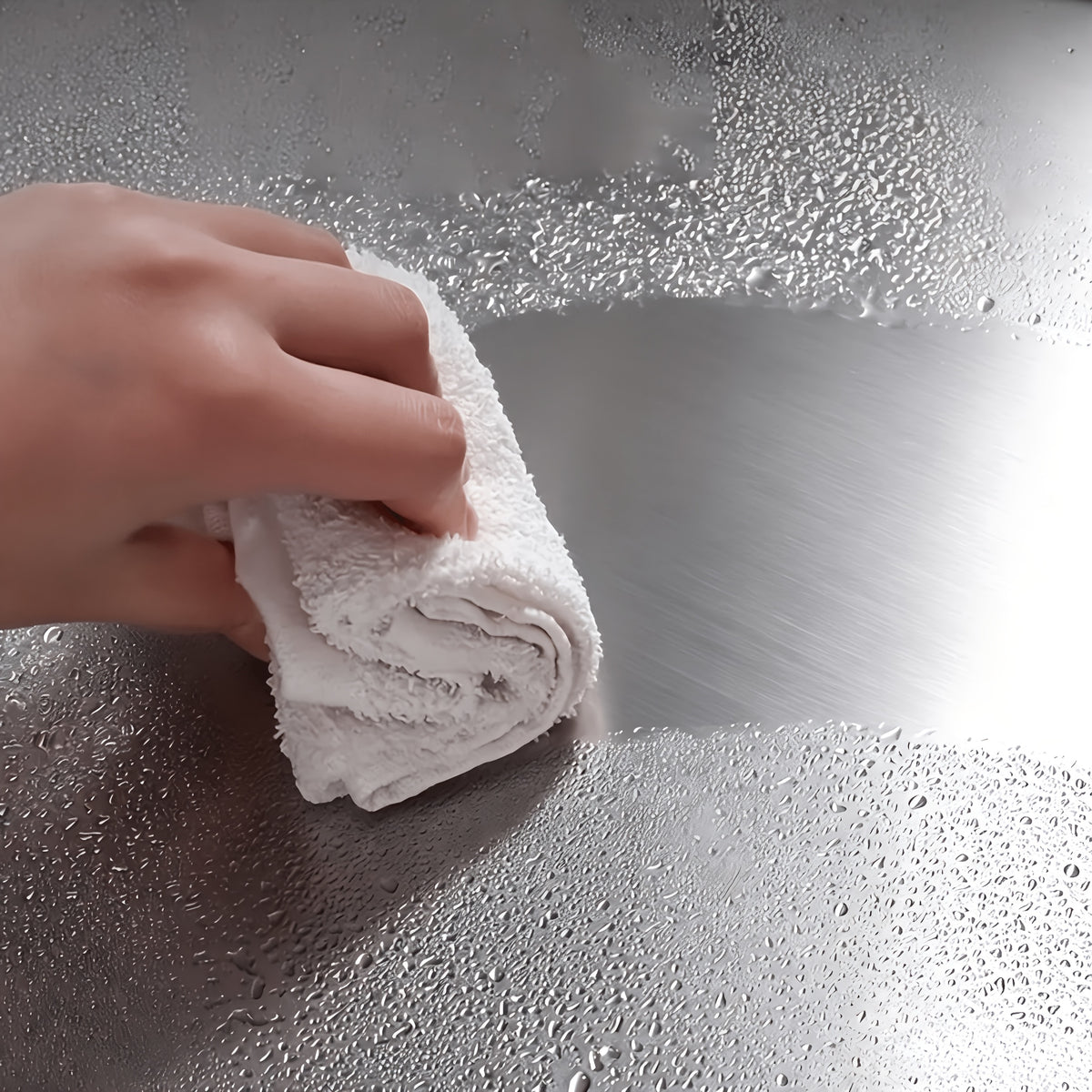 Planche à découper en inox antidérapante réversible pour professionnelle — 40 x 30 cm