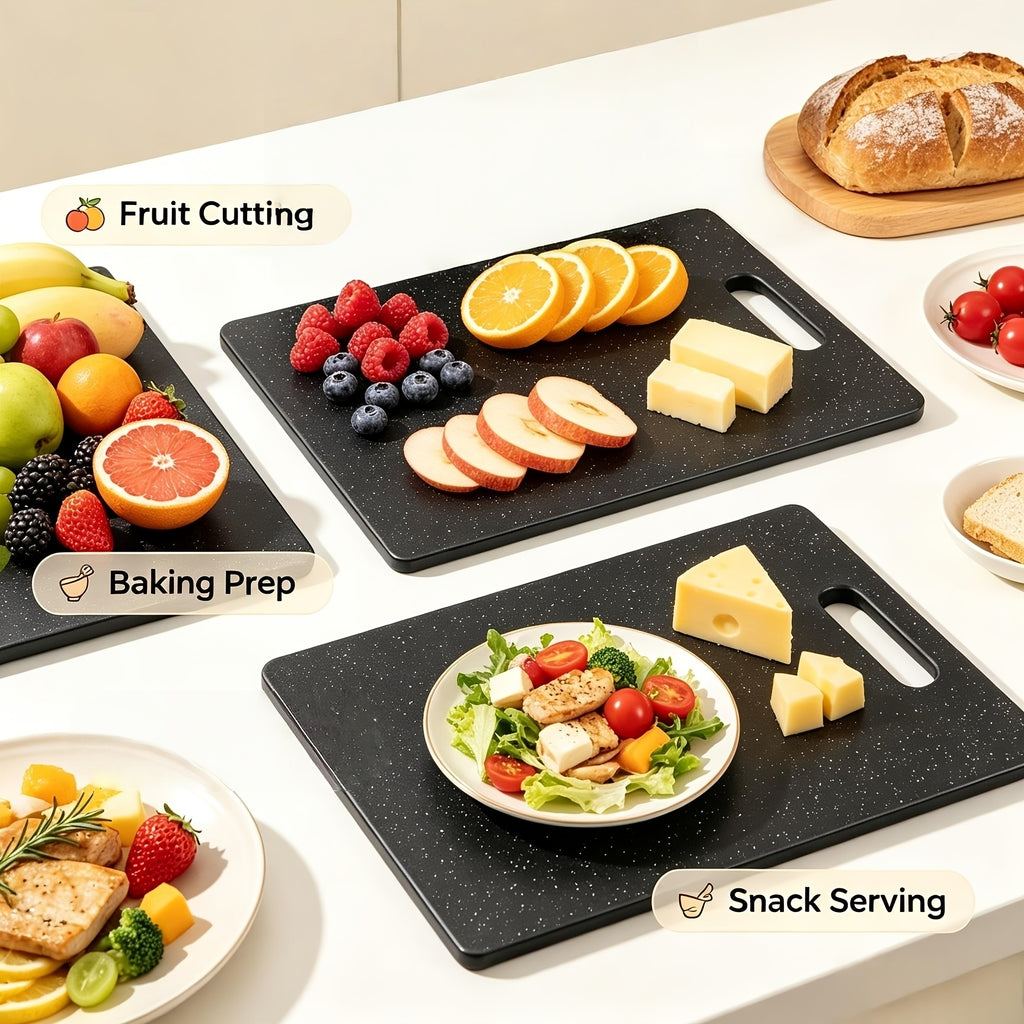 Planche à découper en plastique pour viande et poisson — lot de 2