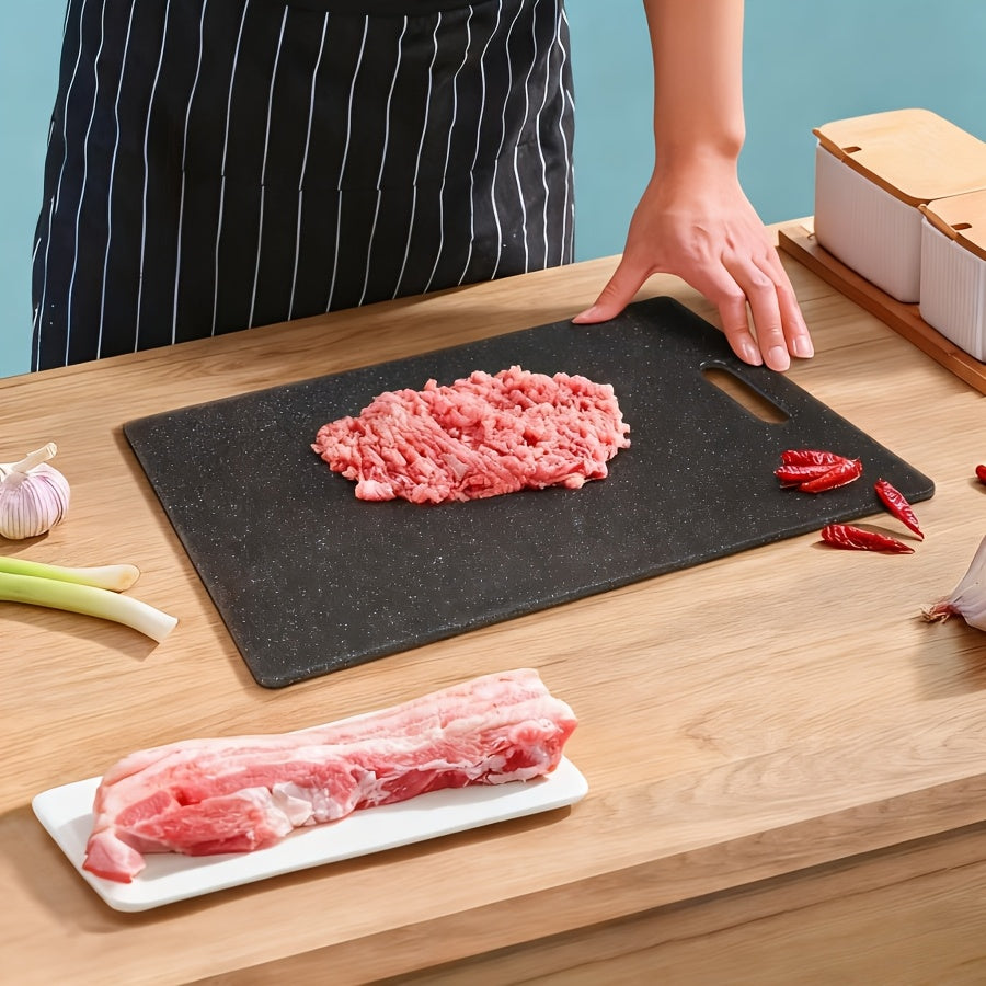 Planche à découper en plastique réversible pour viande et poisson — modèle 2