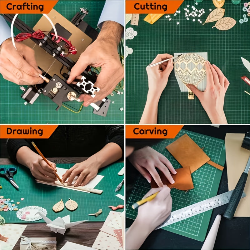 Planche à découper en plastique antidérapante — lot de 3