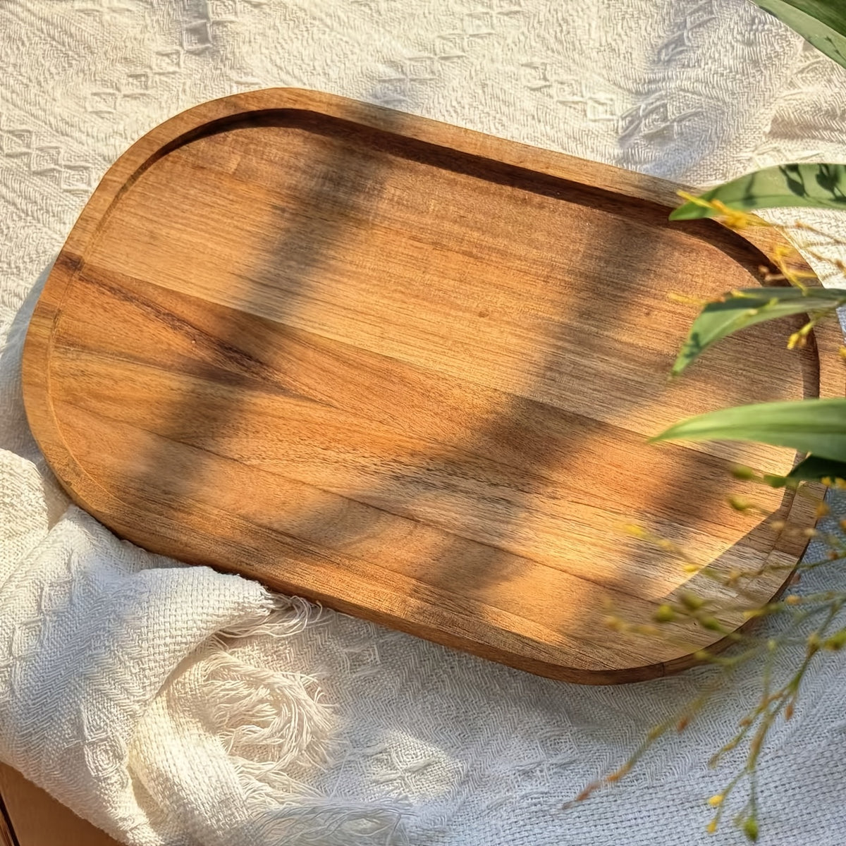 Plateau à fromage en bois — 30 x 19,5 cm