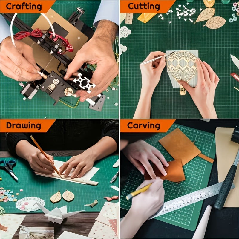 Planche à découper en plastique antidérapante — lot de 3