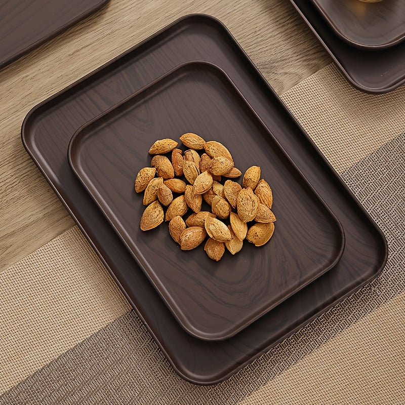 Plateau de service en plastique — lot de 5