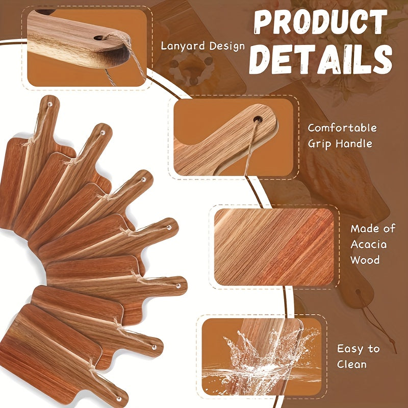 Planche à découper en acacia — modèle 8
