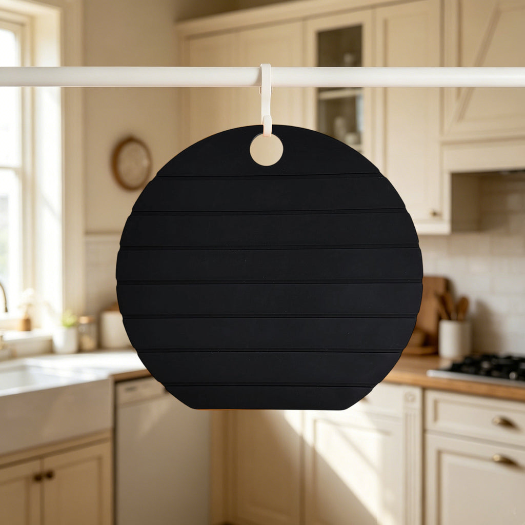 Semi-circulaire, pliable, noir
