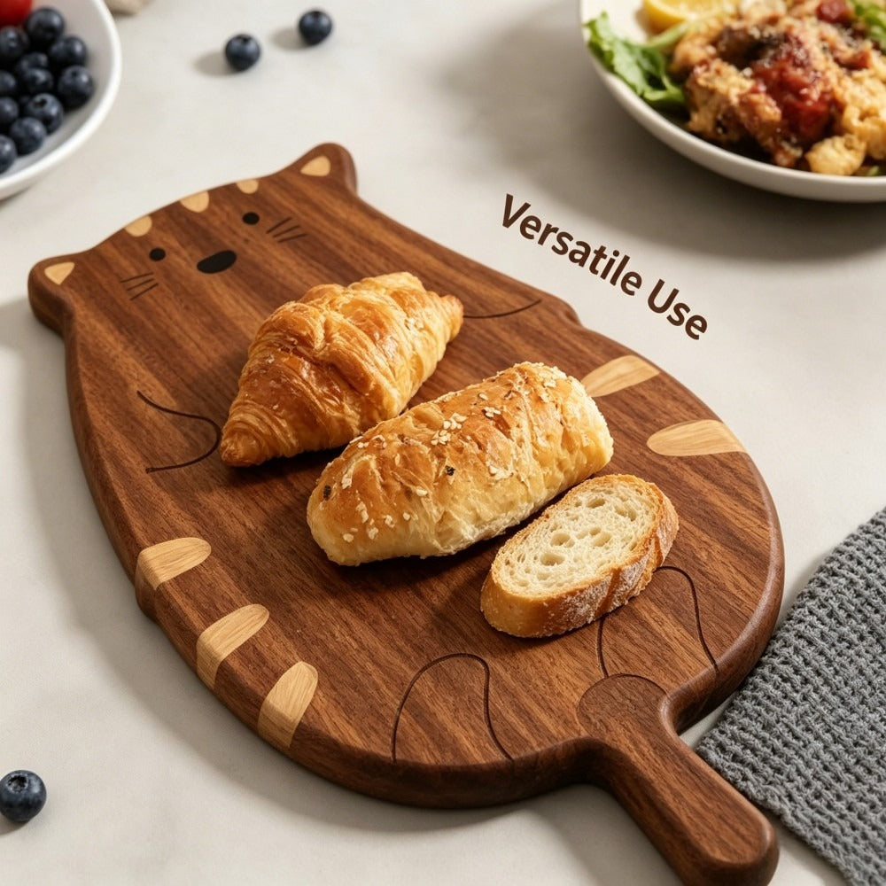 Planche à découper en bois pour service et plateau
