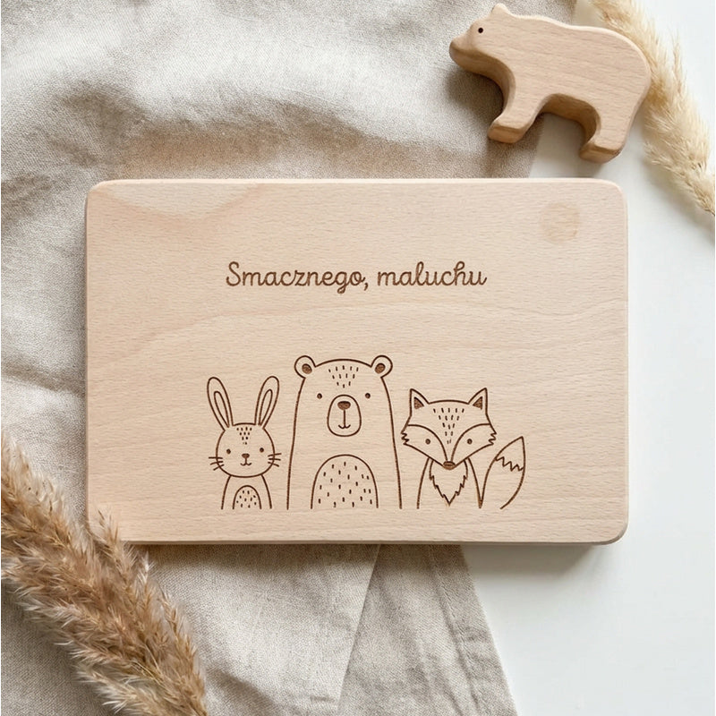 Petite planche à découper en hêtre — 25 x 16 cm