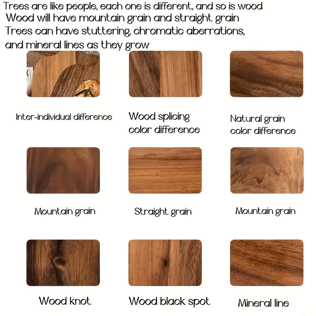 Planche à découper en acacia à poignée — modèle 3