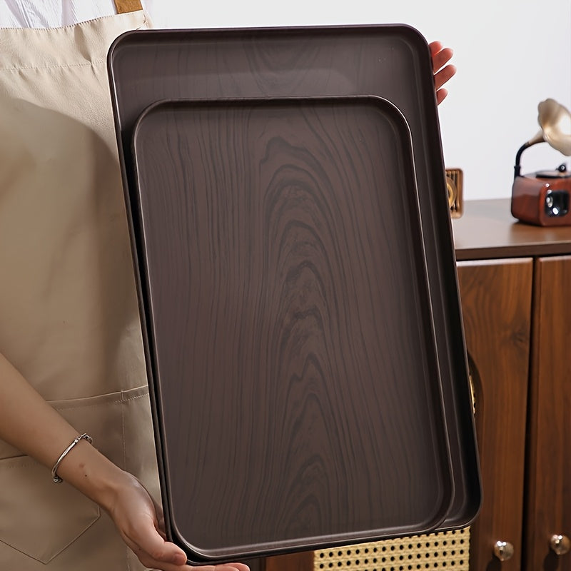 Plateau de service en plastique — lot de 5