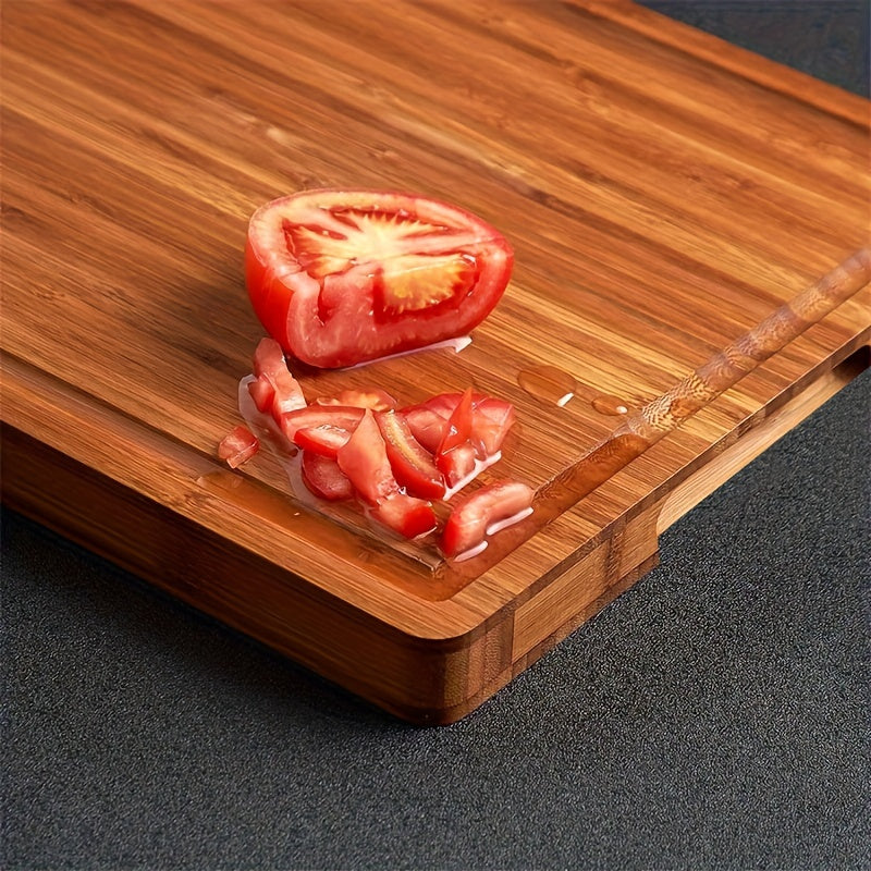 Planche à découper en bambou à rainure à jus — 43,2 x 31,8 cm