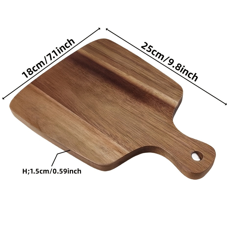 Plateau en forme de raquette en bois massif