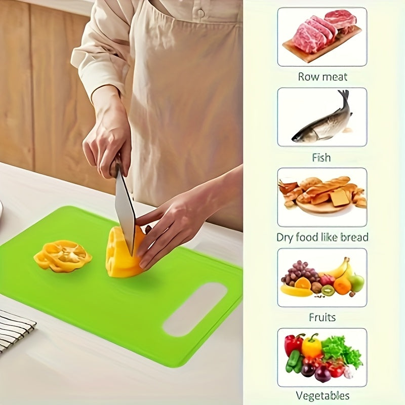 Planche à découper en plastique antidérapante pour viande et poisson — lot de 3