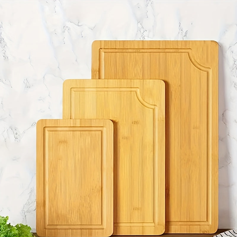 Planche à découper en bambou pour viande et poisson — lot de 3
