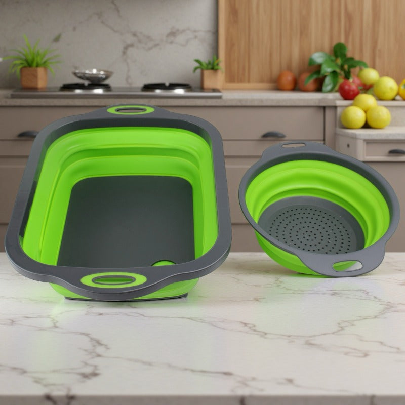 Planche à découper en plastique pour service et plateau — lot de 2