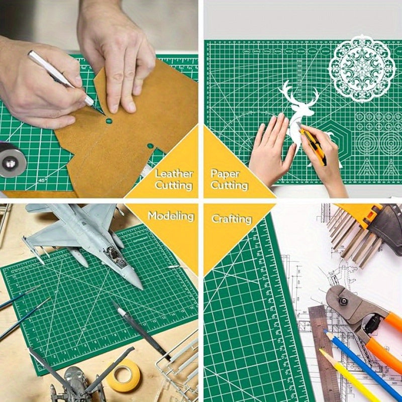 Planche à découper en plastique antidérapante — lot de 3