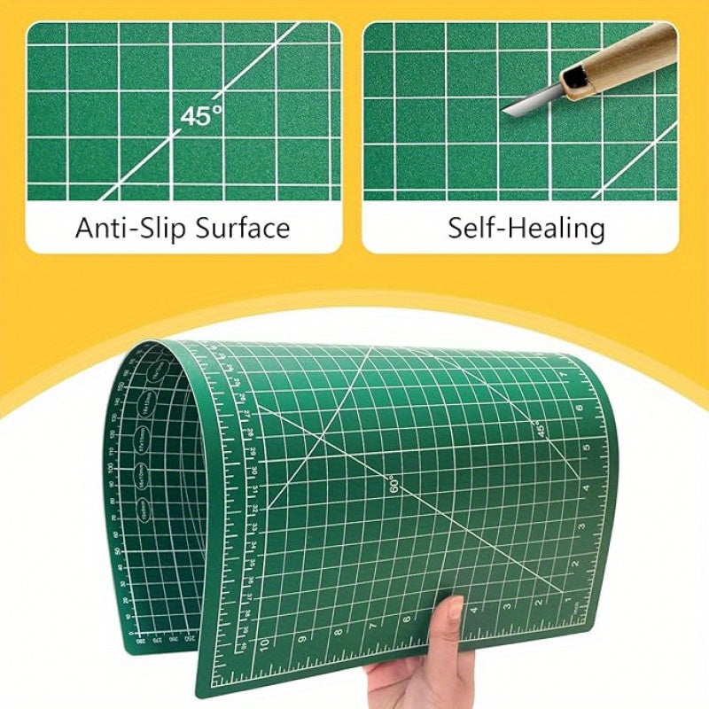 Planche à découper en plastique antidérapante — lot de 3