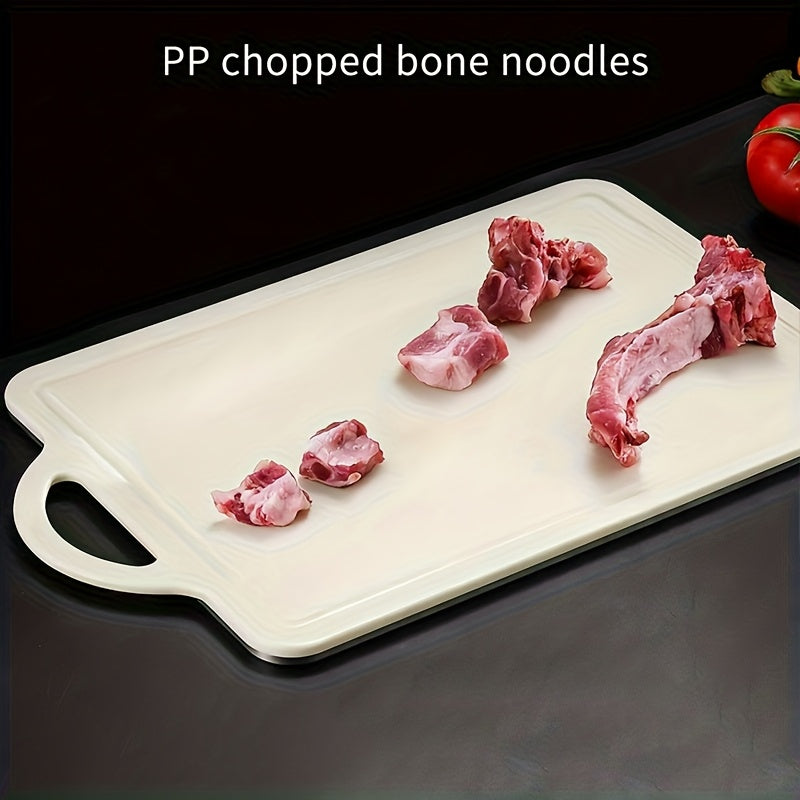 Planche à découper en inox réversible