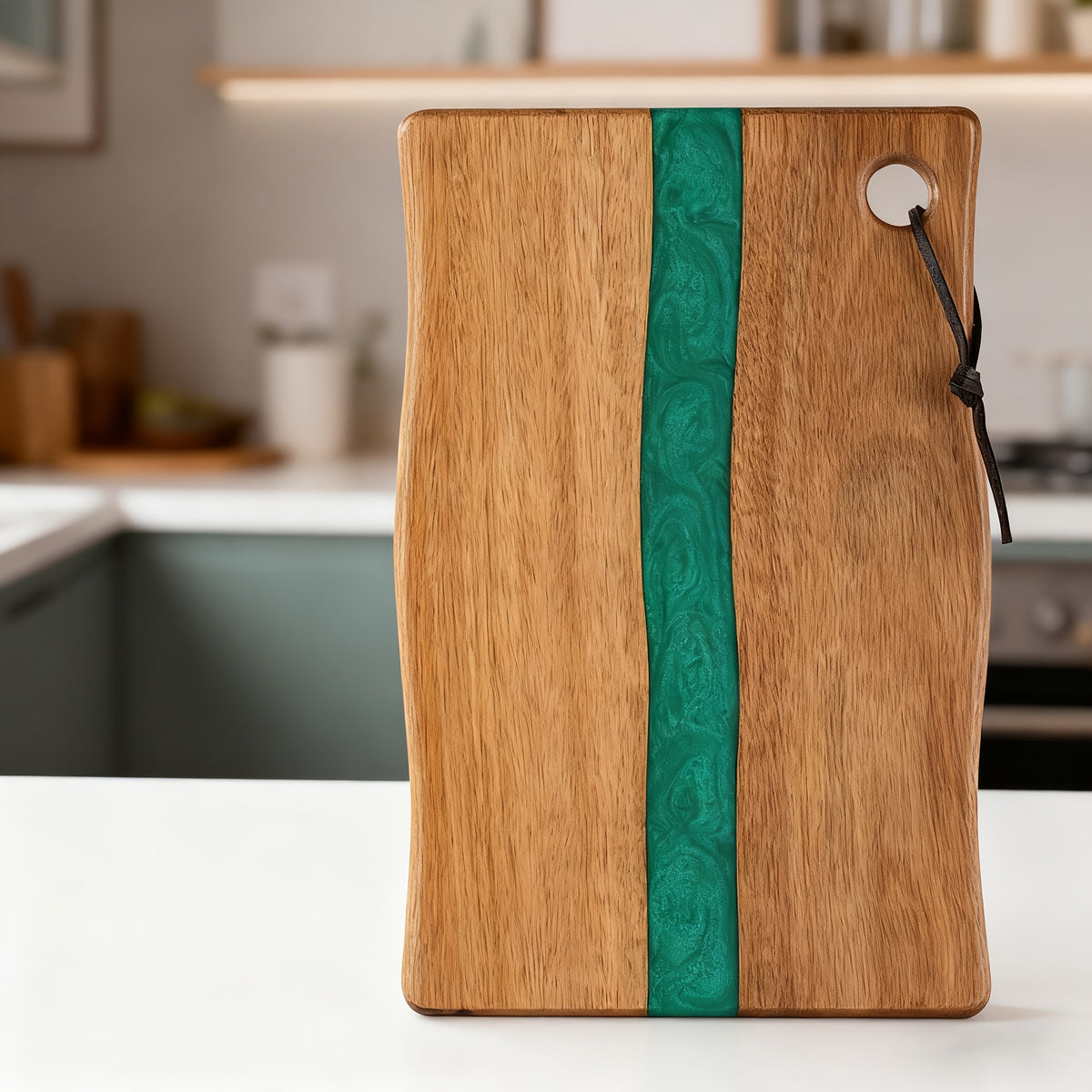 Planche à découper en acacia multifonction