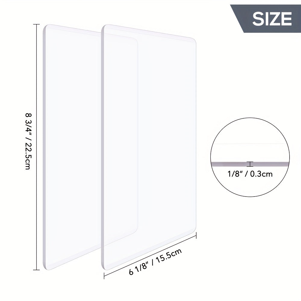 Petite planche à découper en plastique — lot de 2, 22,5 x 15,5 cm