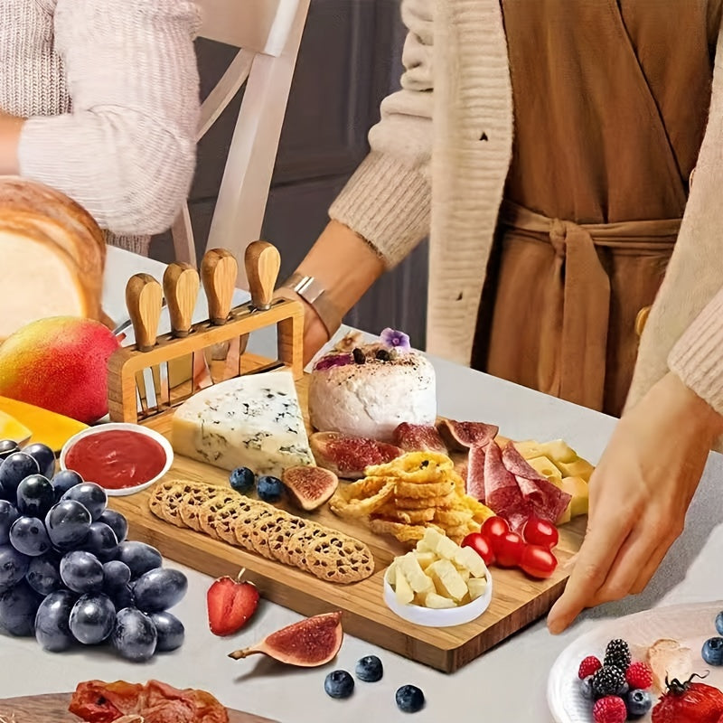 Plateau à fromage en bambou cadeau