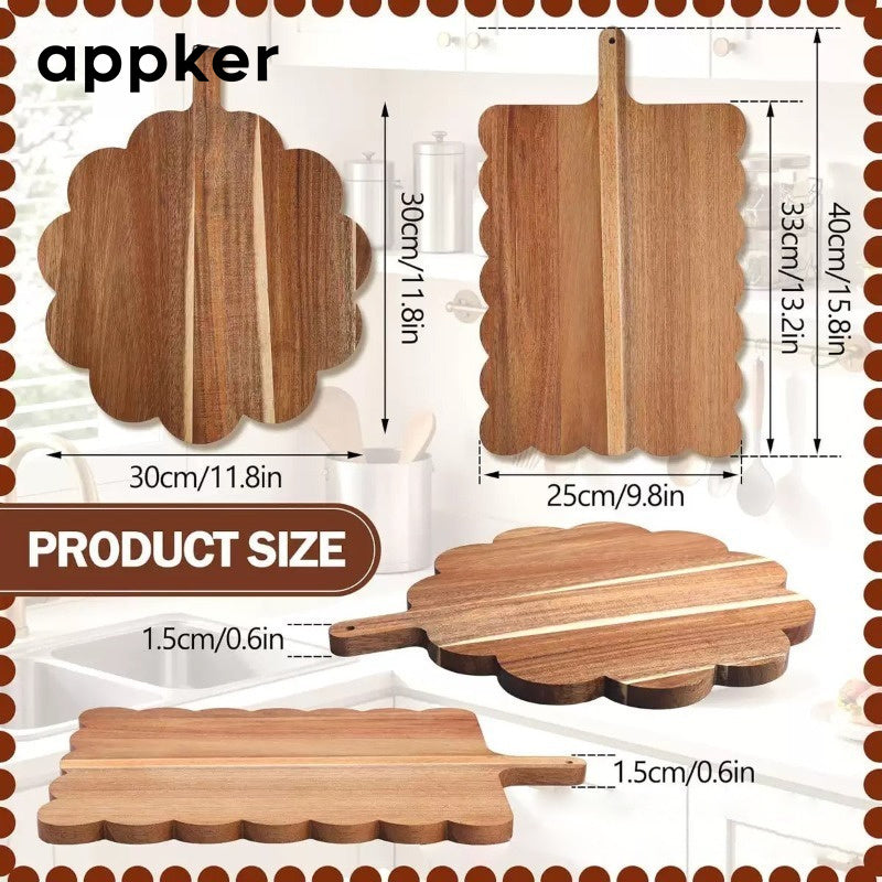 Planche à découper en acacia — 40 x 25 cm